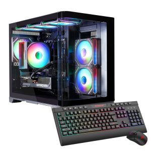 Hyrican GAMEMAX Gaming PC HYPE-M BK 7824 – AMD Ryzen 5 7500F, 16 GB RAM, 1 TB SSD, GeForce RTX 5060, Windows 11 Home