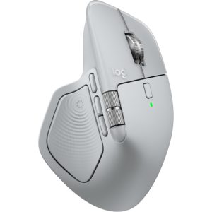 Logitech MX Master 4 wireless mouse, light grey