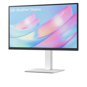 LG UltraFine 27US550- Monitor – 4K UHD monitor, IPS panel, white height adjustable 150mm, pivot, rotary