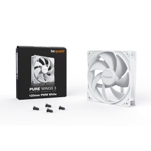 be quiet! PURE WINGS 3 120mm PWM White | Gehäuselüfter
