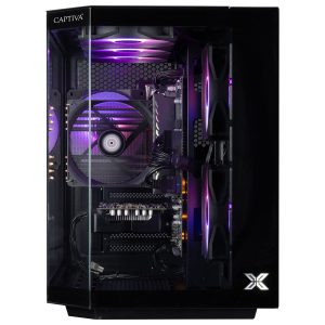 Captiva Advanced Gaming R90-663 Desktop-PC AMD Ryzen 7 5700X, 32GB RAM, 1TB M.2 SSD, Nvidia GeForce RTX 4070 SUPER (12GB GDDR6X), Wi-Fi 6, Windows 11