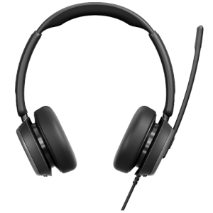 Epos IMPACT 860T ANC, Stereo-Headset, Kabelgebunden MS Teams zertifiziert, Adaptive ANC-Geräuschunterdrückung, 360-Grad-Busylight, Super-Wideband-Tech