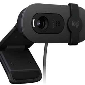 Logitech Brio 105, Full HD-Business-Webcam USB-A-Anschluss, Auflösung 1080p, Automatischer Lichtausgleich, Integrierte Abdeckblende