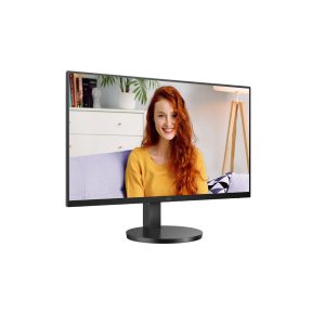AOC U27B3CF 27 inch UHD monitor, speaker, height-adjustable, HDR10 (3840×2160, 4K, 60 Hz, 2x HDMI, USB Hub) black