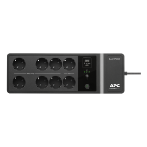 APC Back-UPS BE850G2-GR USV 850VA /520W, 8x Schutzkontakt-Stecker CEE 7, 1x USB-C, 1x USB, Überspannungschutz
