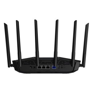 ASUS TUF Gaming BE6500 WiFi 7 Router WLAN BE6500 Dualband, 3x 2.5G LAN, 1x 2.5G WAN, 6x Antenne (extern)