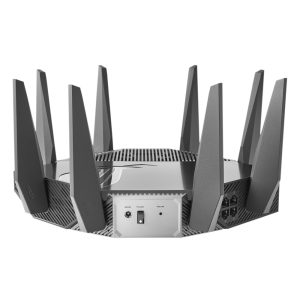 ASUS GT-AXE11000 WiFi-6E Gaming WLAN-Router (90IG06E0-MO1R00) [AiMesh, bis zu 11.000 Mbit/s, 6GHz Frequenzband, 2.5G WAN/LAN-Port]