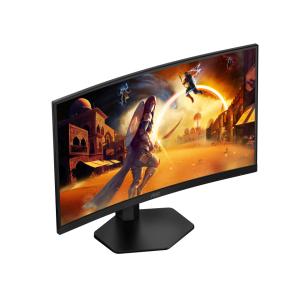 AOC Gaming CQ27G4X 27 Zoll QHD Curved Monitor, 180 Hz, 0.5 ms, FreeSync Prem., HDR10 (2560×1440, DisplayPort, 2x HDMI) schwarz/grau