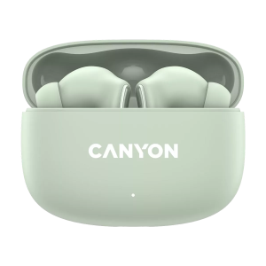CANYON In-Ear Kopfhörer OnGo 9, Green Bluetooth 5.3, Umgebungsgeräuschunterdrückung, Vier Mikrofone