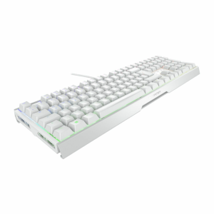 Cherry Xtrfy MX 3.1 Gaming-Tastatur, USB-Anschluss Cherry MX2A BROWN-Tastenschalter, DE-Layout, Aluminiumgehäuse