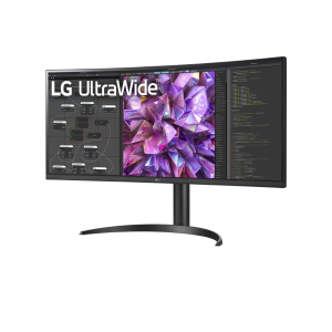 LG 34WQ75X-B Curved Monitor – HDR10, height adjustment, USB-C