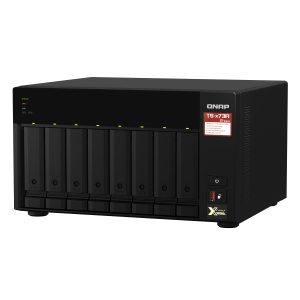 QNAP TS-873A-8G 96TB IronWolf NAS-Bundle NAS inkl. 8x 12TB Seagate IronWolf 3,5 Zoll SATA Festplatte