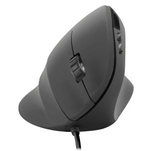 Speedlink PIAVO Ergonomic Vertical USB-Mouse, Bis zu 2.400dpi Auflösung, Gummierte Oberfläche