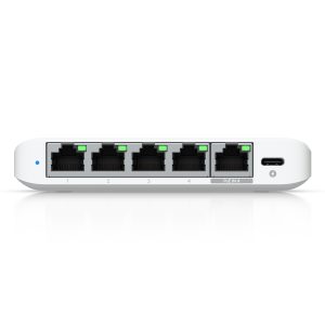 Ubiquiti Flex Mini 2.5G Managed Switch 4x 2.5G Ethernet, 1x 2.5GbE PoE+ (zur Stromversorgung)