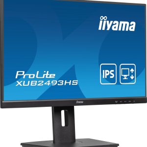 Iiyama ProLite XUB2493HS-B6 Full-HD Monitor – IPS, Pivot, USB