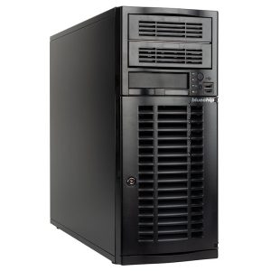 bluechip SERVERline T30333s Tower, Intel® Xeon® 6315P, 32 GB DDR5, 2 x 960 GB SSD, 2 x Gigabit Ethernet