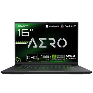 GIGABYTE AERO X16 – 16″, QHD 165 Hz, Ryzen AI 7 350, 32 GB RAM, 1 TB SSD, GeForce RTX 5070, Windows 11 Home