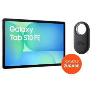Samsung GALAXY Tab S10 FE X520N WiFi 10.9″ 128GB silver + SmartTag 2 EI-T5600 black