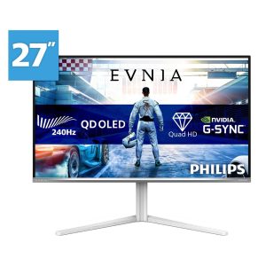 Philips Evnia 6000 27M2N6501L/00 – 67,3 cm (26.5″) 2560 x 1440 Pixel Quad HD QD-OLED Weiß