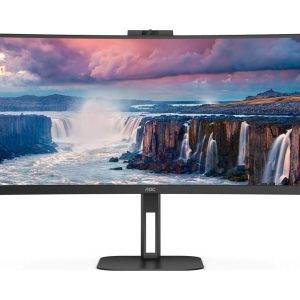 AOC Value-line CU34V5CW/BK – V5 series – LED-Monitor – gebogen – 86.4 cm (34″)