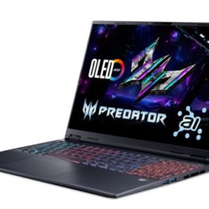 Acer Predator Helios Neo 16S AI – 16″, Intel Core Ultra 7 255HX, 16 GB RAM, 1 TB SSD, NVIDIA RTX 5070, Windows 11 Home