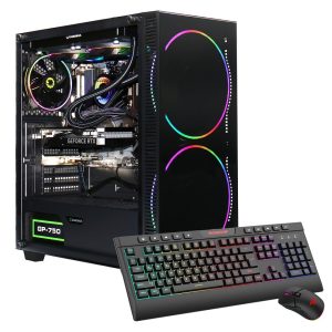 Hyrican GAMEMAX Gaming-PC Black Hole 7838 – AMD Ryzen 7 9700X, 16 GB RAM, 1 TB SSD, GeForce RTX 5070, Windows 11 Home
