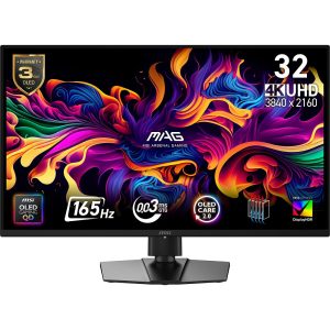 MSI MAG 322UP QD-OLED E16 – 80 cm (31.5″) 3840 x 2160 Pixel 4K Ultra HD Schwarz