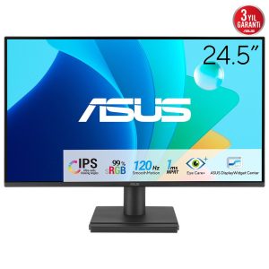 ASUS VA259HGA Eye Care – 24.5″ (62.2cm) Full HD IPS, 120 Hz, HDMI, VGA, 1ms MPRT, AdaptiveSync, Low Bluelight
