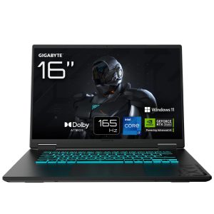 GIGABYTE Gaming A16 CTHI3DE894SH, Black Steel, Core i7-13620H, 16GB RAM, 1TB SSD, GeForce RTX 5050, DE