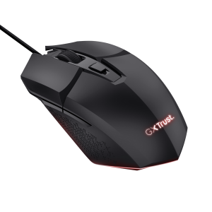 Trust Gaming GXT109 FELOX Gaming Mouse black Illuminated gaming mouse with programmable buttons, black