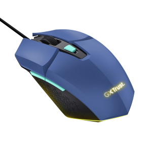 -Trust Gaming GXT109B FELOX Gaming Mouse blue Illuminated gaming mouse with programmable buttons, blue