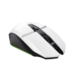 Trust Gaming GXT110W FELOX Wireless Gaming Mouse White Wireless Rechargeable Gaming Mouse with Multicolor LED Lighting