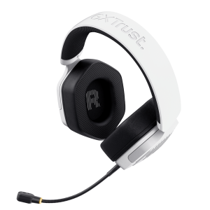 Trust Gaming GXT493W CARUS Wireless Gaming Headset weiß Leistungsstarkes, ohrumschließendes kabelloses Gaming-Headset für ein immersives Gaming-Erlebn