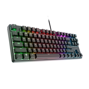TAS Trust Gaming GXT864 CADA TKL Gaming Keyboard Compact mechanical TKL gaming keyboard with fully customizable RGB lighting