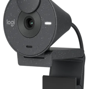 Logitech BRIO 305 webcam, graphite resolution (up to) 1,920 x 1,080p, noise-reducing microphone, USB type C port