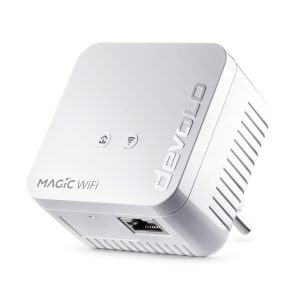 devolo Magic 1 WiFi mini Powerline Multiroom Kit Powerline up to 1,200 Mbit/s, WiFi 4 up to 300 Mbit/s, 1x LAN (per unit)