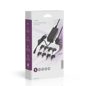 Nedis Notebook Adapter | 90 W | 18.5 / 19 / 19.5 / 20 V DC – 6.0 A | Typ F (CEE 7/7)