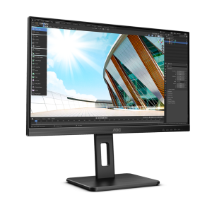 AOC 24P2Q Office Monitor – IPS, Höhenverstellung, DisplayPort