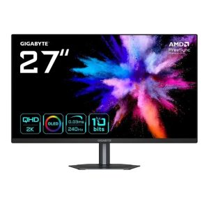 GIGABYTE GO27Q24 – 27 Zoll QHD QD-OLED Gaming Monitor, 240 Hz