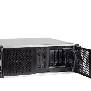 bluechip SERVERline R34301s – 4HE Rack-Server, AMD EPYC 4124P, 32 GB RAM, 2 × 960 GB SSD, 2 × Gigabit Ethernet