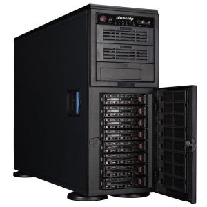 bluechip SERVERline T30341s – AMD EPYC 4124P, 32 GB ECC RAM, 2×960 GB SSD, 2× Gigabit LAN