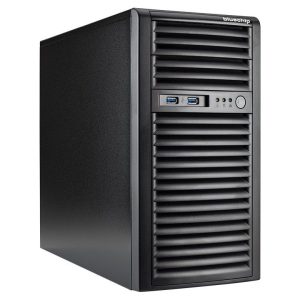 bluechip SERVERline T30339s – AMD EPYC 4124P, 32 GB ECC RAM, 2×960 GB SSD, 2× Gigabit LAN