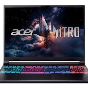 Acer Nitro V 16S ANV16S-71-708Y – 16″, Intel Core 7 240H, 16 GB RAM, 1 TB SSD, NVIDIA RTX 5060, Windows 11 Home