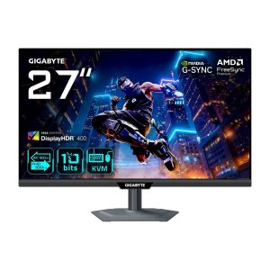GIGABYTE M27UP 27″ 4K UHD Gaming Monitor – Dual mode (4K 160Hz or FHD 320Hz), 3840 x 2160, 1ms, 350 cd/m2, FreeSync P