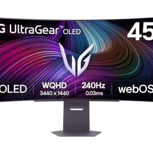 LG UltraGear 45GX90SA-B – OLED-Monitor – gebogen – 114.3 cm (45″) – HDR