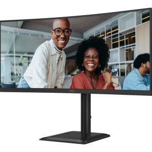 AOC CU34E4CV – LED monitor – curved – USB – 86.36 cm (34″)