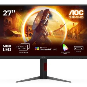 AOC G4 U27G4XM – 68,6 cm (27″) 3840 x 2160 Pixel 4K Ultra HD LED Schwarz, Rot