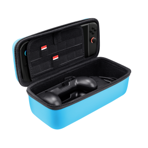 Trust GXT1252B XL Hardcase für Nintendo Switch 2 XL Hartschalenetui für optimalen Schutz für Konsole und Zubehör, blau