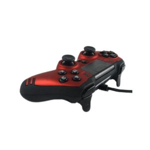 STEELPLAY – CONTROLLER for PC AND PS4 wired controller for PC and PS4, red