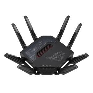 ASUS ROG Rapture GT-BE98 WiFi 7 Gaming Router WLAN BE24000 Quadband, 7x LAN, 8x Antenne (extern)